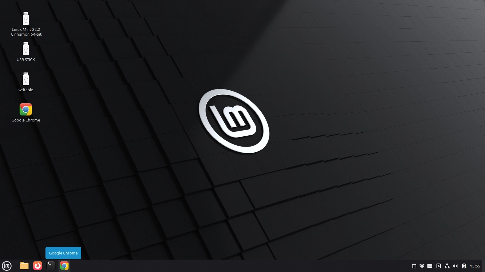 デスクトップにアイコンを追加しました